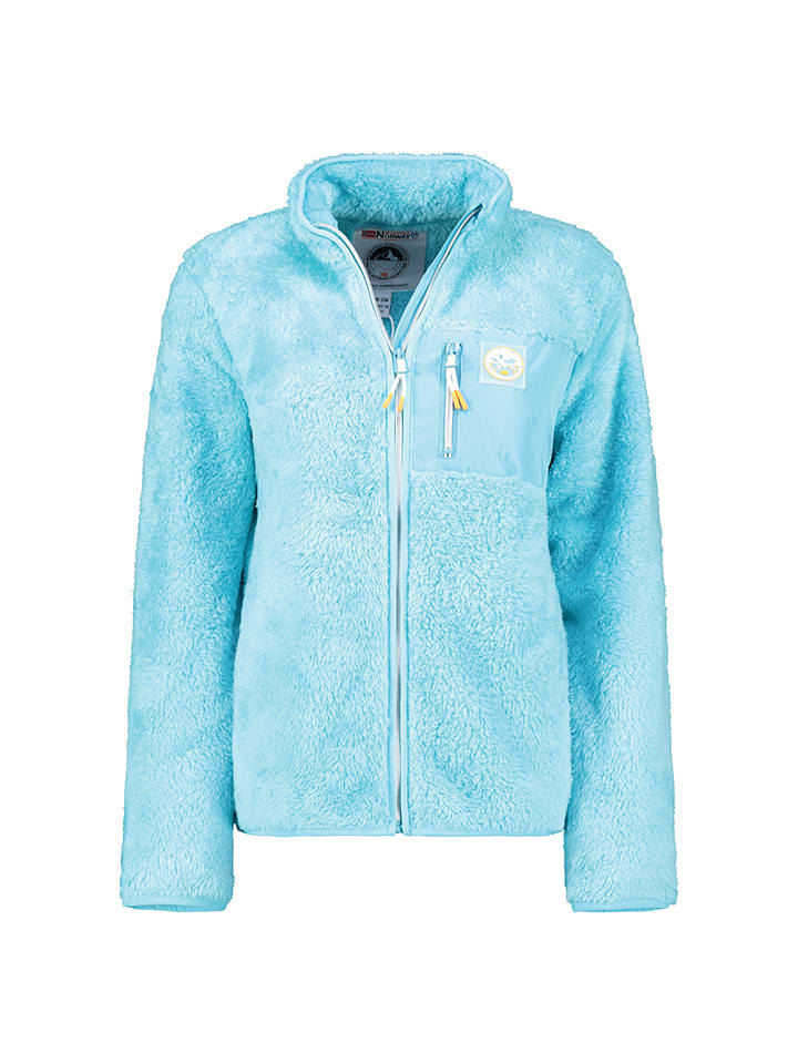 Geographical Norway Kurtka polarowa "Precious" w kolorze błękitnym rozmiar: 176