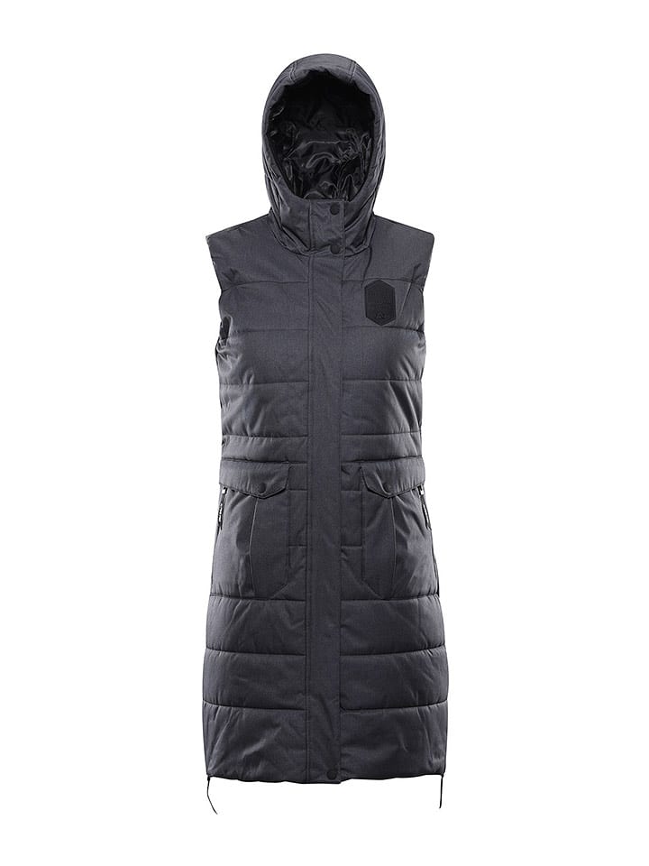 Alpine Pro Kamizelka pikowana "Harda" w kolorze antracytowym rozmiar: XL
