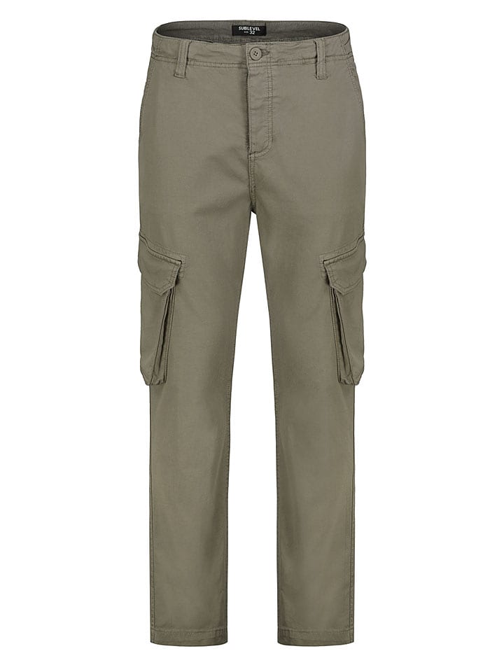 Sublevel Bojówki w kolorze oliwkowym rozmiar: W31