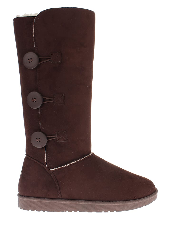 Blackfield Kozaki zimowe "Flocon" w kolorze ciemnobrązowym rozmiar: 38