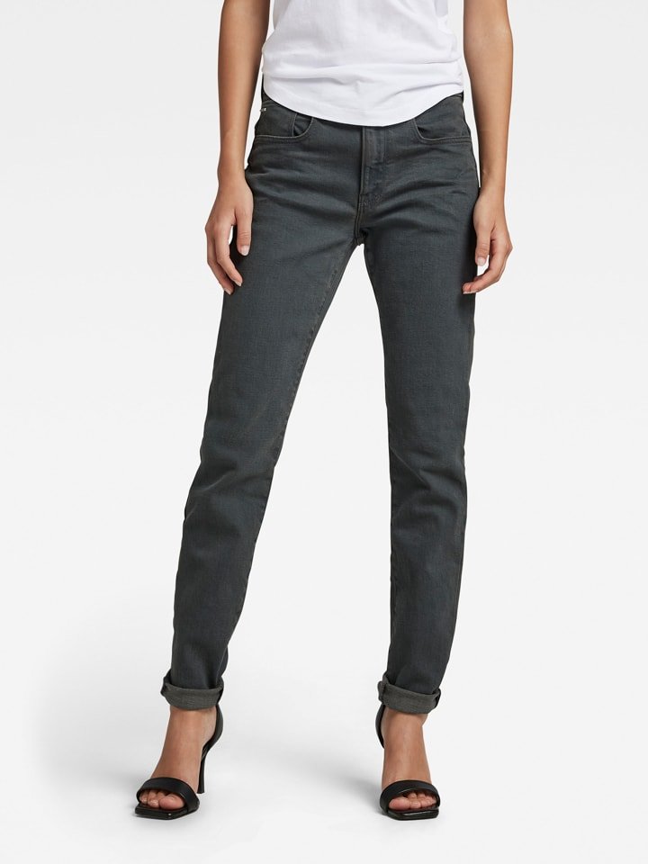 G-Star Dżinsy - Regular fit - w kolorze ciemnoszarym rozmiar: W27/L32