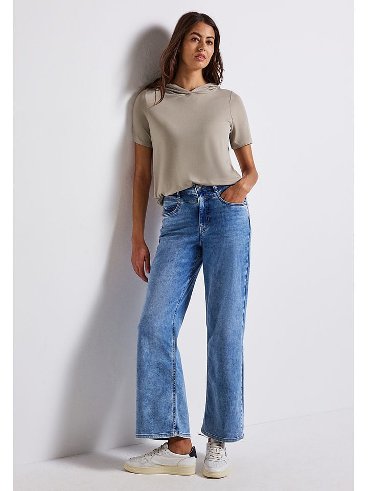 Street One Koszulka w kolorze szarobrązowym rozmiar: 44