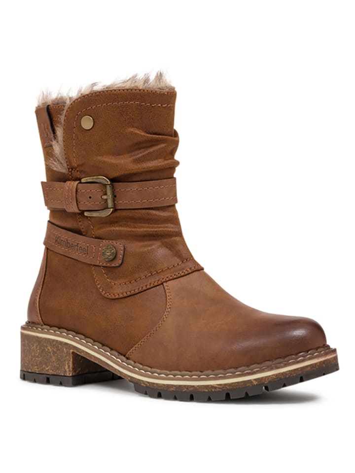 Kimberfeel Kozaki "Traicy" w kolorze jasnobrązowym rozmiar: 39