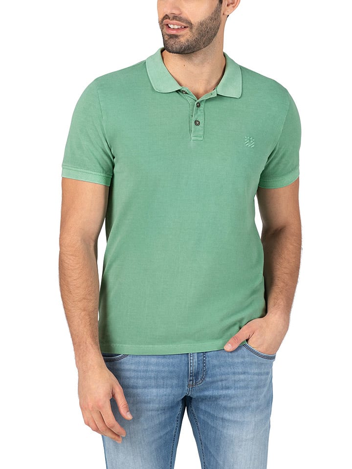 Timezone Koszulka polo w kolorze zielonym rozmiar: XXL