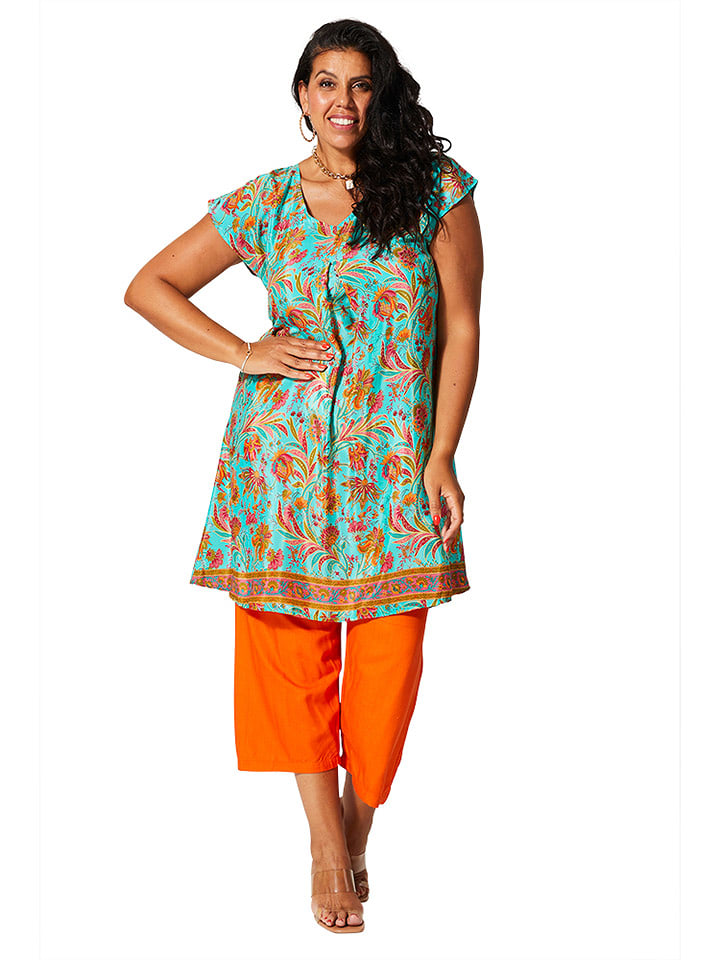 Aller Simplement Tunika w kolorze turkusowym rozmiar: 46/48