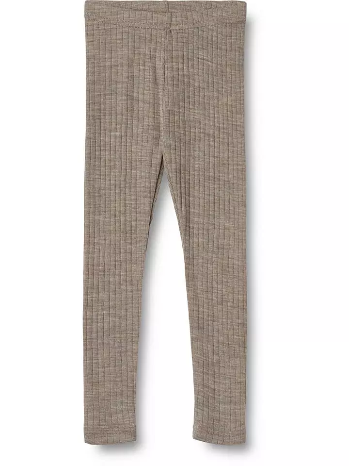Wheat Legginsy "Agi" w kolorze khaki rozmiar: 116