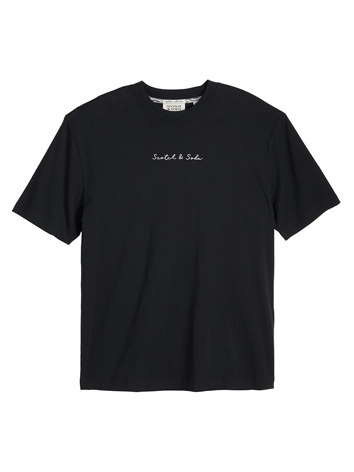 Scotch & Soda Koszulka w kolorze czarnym rozmiar: M