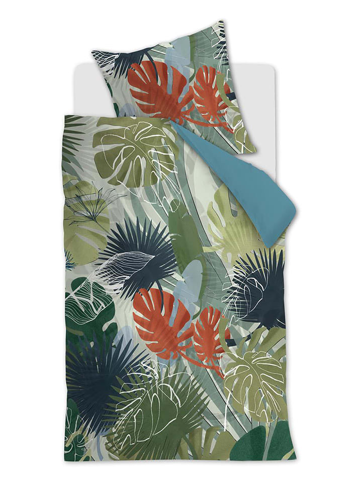 Beddinghouse Komplet pościeli renforcé "Paper Leaves" ze wzorem rozmiar: 155x220 cm
