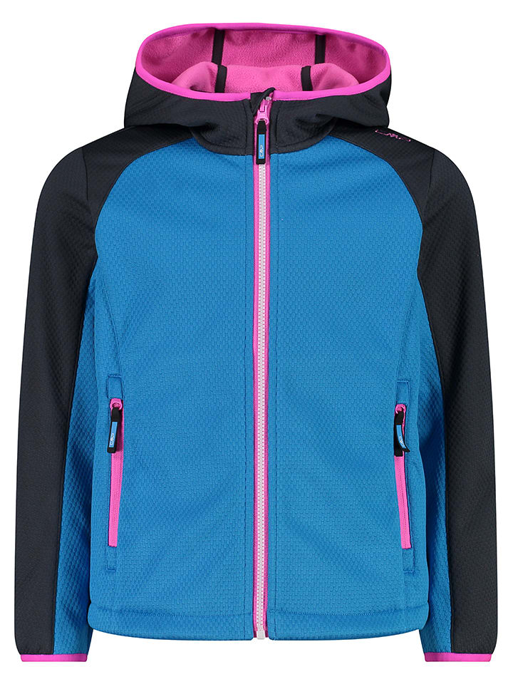 CMP Kurtka softshellowa w kolorze niebiesko-czarnym rozmiar: 98