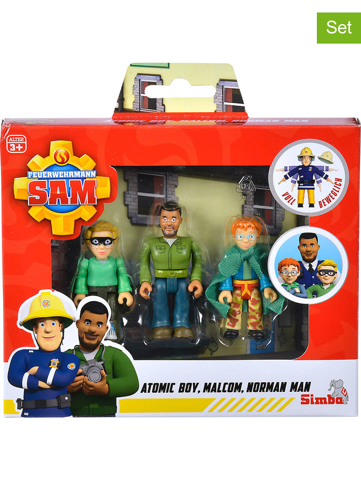Feuerwehrmann Sam 3-częściowy zestaw figurek - 3+ rozmiar: onesize