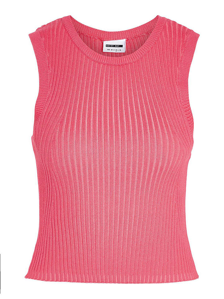 Noisy may Top dzianinowy w kolorze koralowym rozmiar: XL