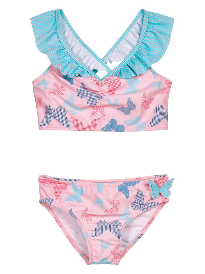 Playshoes Bikini w kolorze turkusowo-jasnoróżowym rozmiar: 122/128