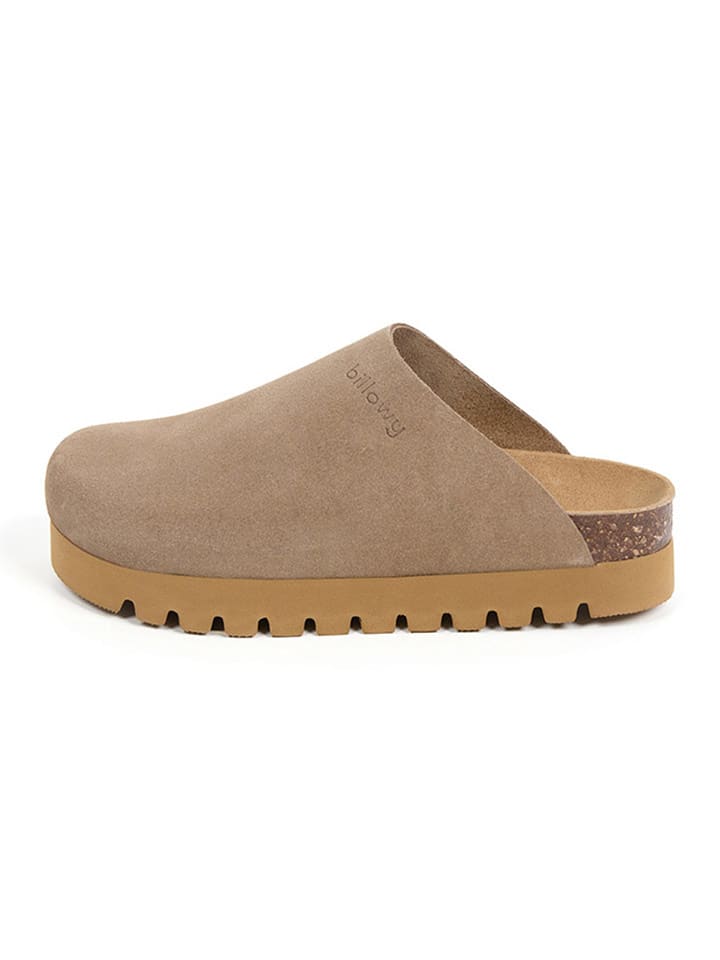 billowy Skórzane chodaki w kolorze jasnobrązowym rozmiar: 36