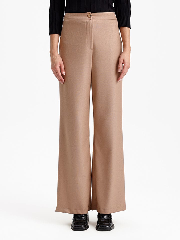 BGN Spodnie w kolorze szarobrązowym rozmiar: 40