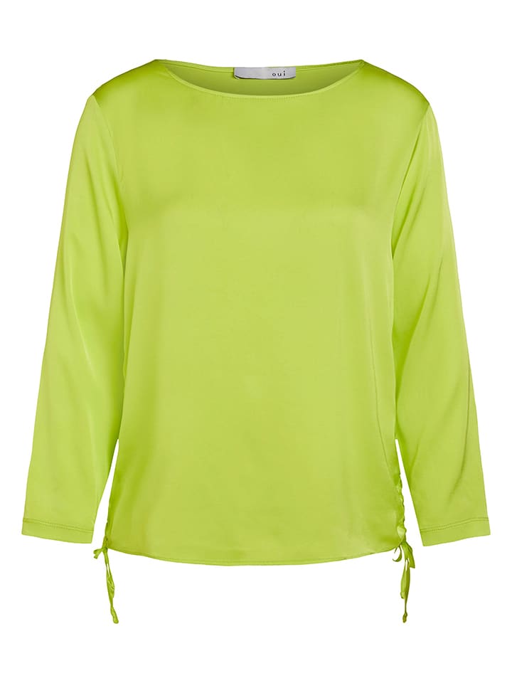Oui Bluzka w kolorze zielonym rozmiar: 34