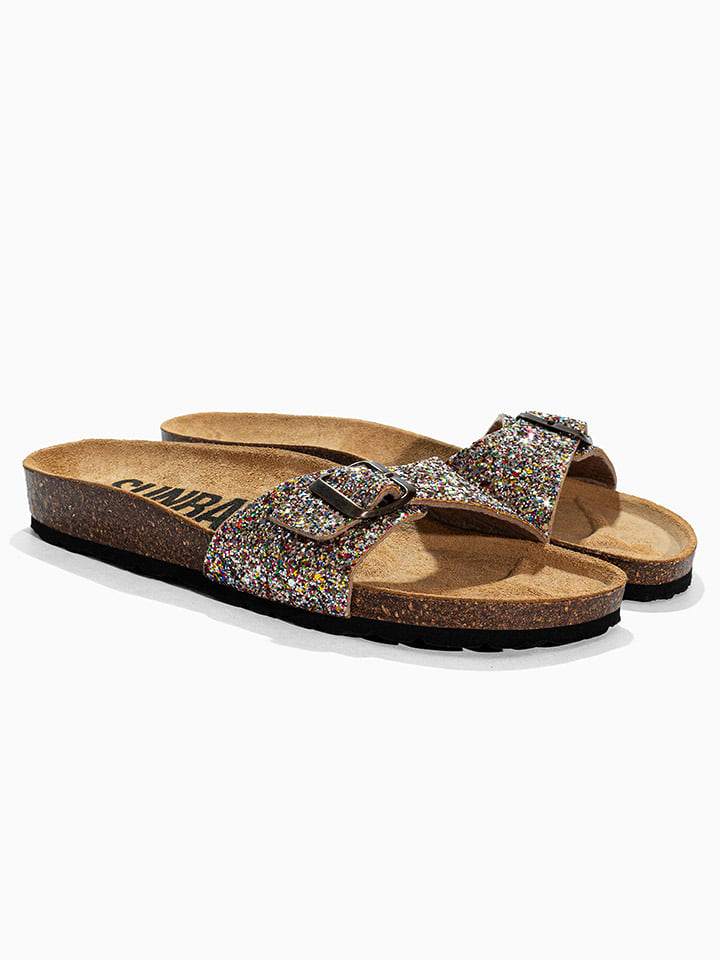 Sunbay Klapki "Jasmin" ze wzorem rozmiar: 39