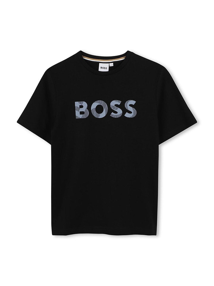 Hugo Boss Kids Koszulka w kolorze czarnym rozmiar: 140