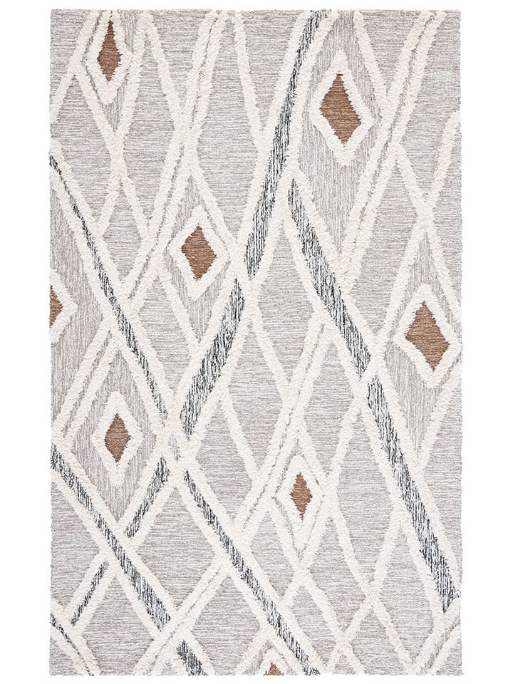 Safavieh Dywan "Casablanca" w kolorze kremowo-szarym rozmiar: 61x91 cm