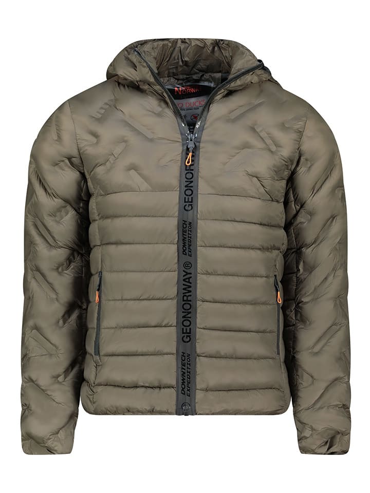 Geographical Norway Kurtka pikowana "Burator" w kolorze khaki rozmiar: 128