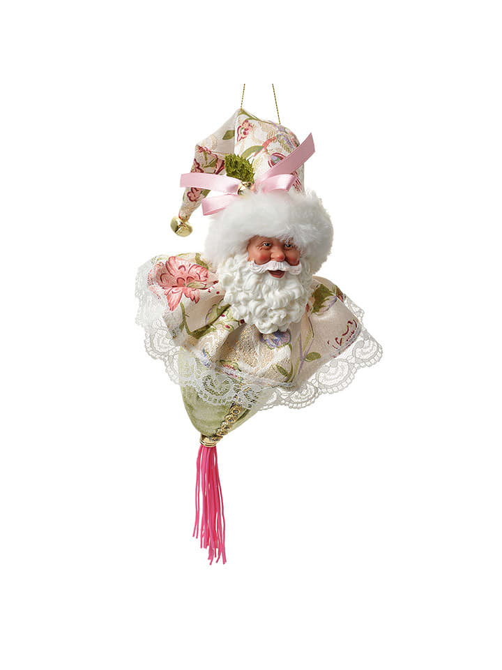 Clayre & Eef Zawieszka dekoracyjna ze wzorem - wys. 35 cm rozmiar: onesize