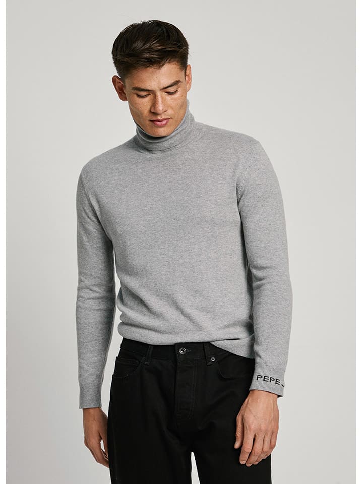 Pepe Jeans Sweter "New Andre" w kolorze szarym rozmiar: XS