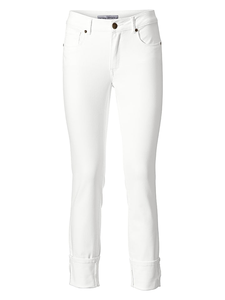 Heine Dżinsy - Slim fit - w kolorze białym rozmiar: 42