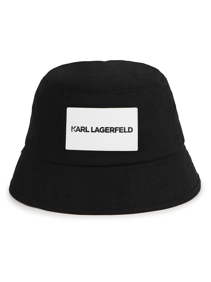 Karl Lagerfeld Kids Kapelusz w kolorze czarno-białym rozmiar: 56 cm