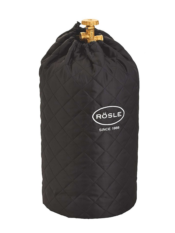 Rösle Pokrowiec w kolorze czarnym na butlę gazową - 20 x 30 cm rozmiar: onesize