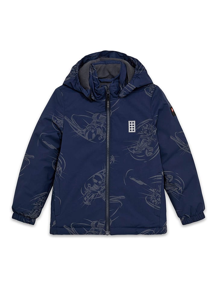 LEGO Kurtka zimowa w kolorze granatowym rozmiar: 140