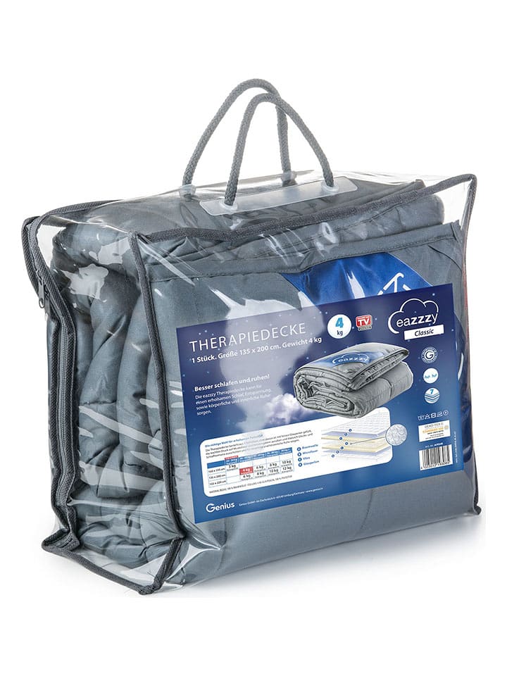 EaZzzy Koc terapeutyczny "EaZzzy" w kolorze szarym - 200 x 135 cm rozmiar: onesize