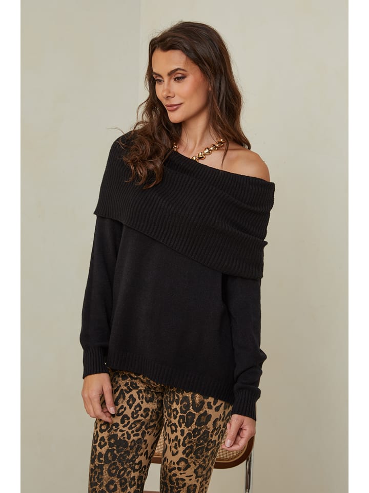 Joséfine Sweter "Kaba" w kolorze czarnym rozmiar: XL