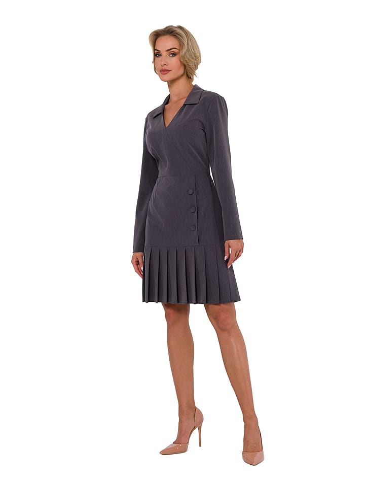 made of emotion Sukienka w kolorze antracytowym rozmiar: M