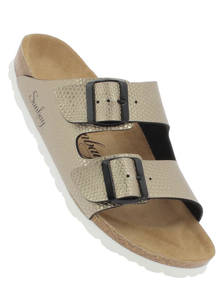 Sunbay Klapki "Trefle" w kolorze złotym rozmiar: 37