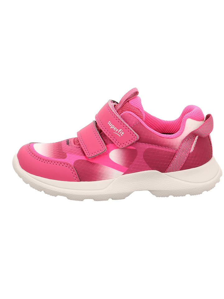 superfit Skórzane sneakersy "Rush" w kolorze różowym rozmiar: 31