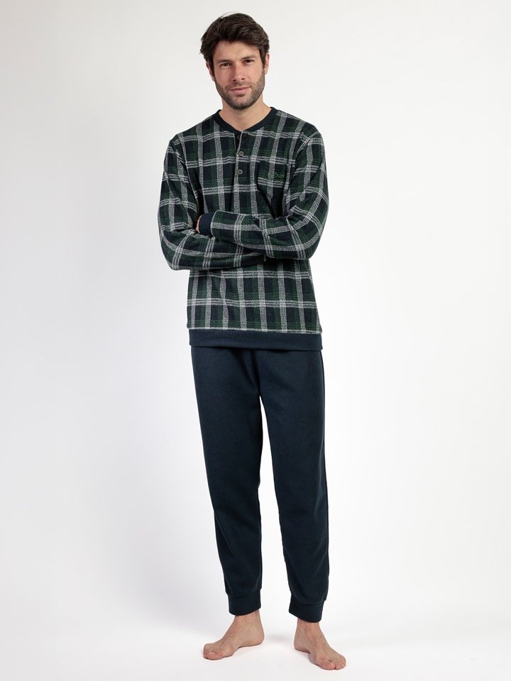 admas Piżama "Magnific" w kolorze granatowym rozmiar: M