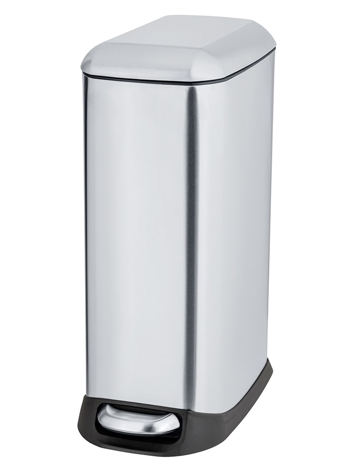 Wenko Kosz w kolorze srebrnym na śmieci - 12 l rozmiar: onesize