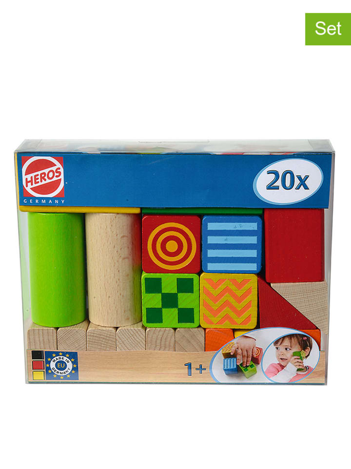 Eichhorn 20-częściowy zestaw klocków - 12 m+ rozmiar: onesize