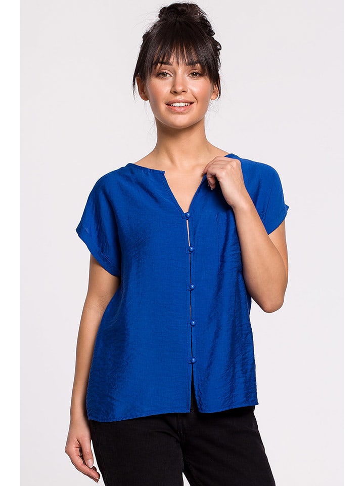 Be Wear Bluzka w kolorze niebieskim rozmiar: M