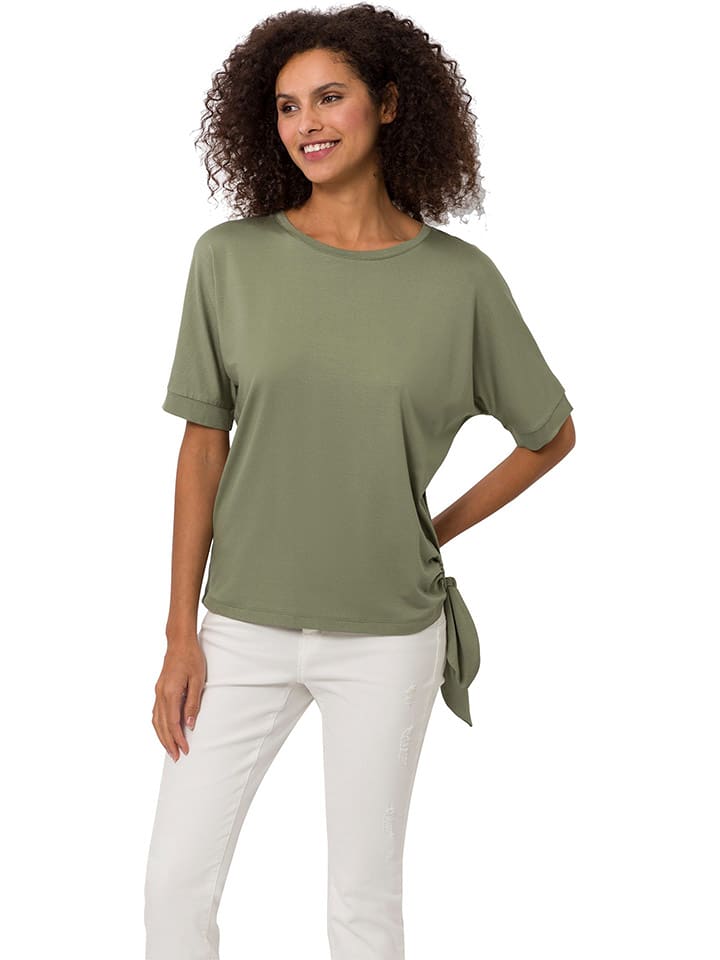 Heine Koszulka w kolorze khaki rozmiar: 38