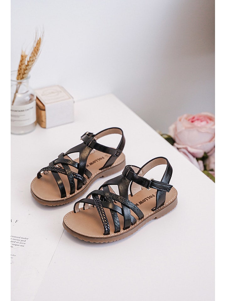 Rock & Joy Sandały w kolorze czarnym rozmiar: 28