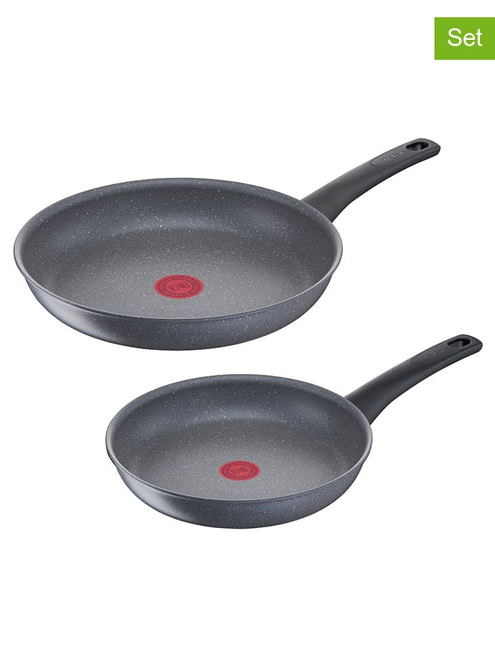 Tefal Patelnie (2 szt.) "Healthy Chef" w kolorze szarym rozmiar: onesize
