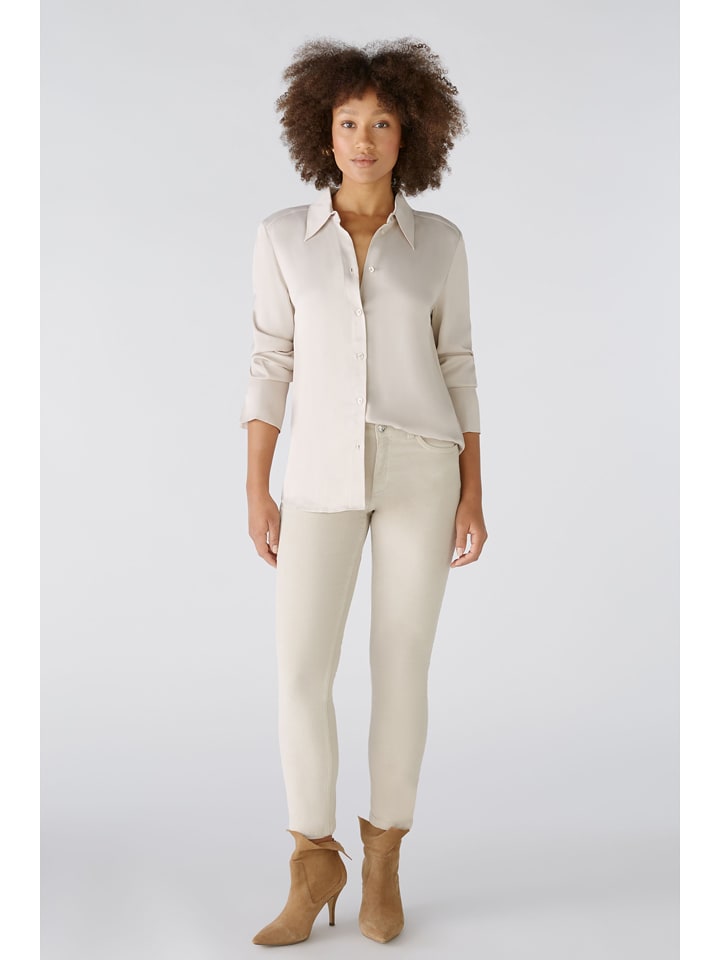 Oui Jegginsy w kolorze kremowym rozmiar: 44