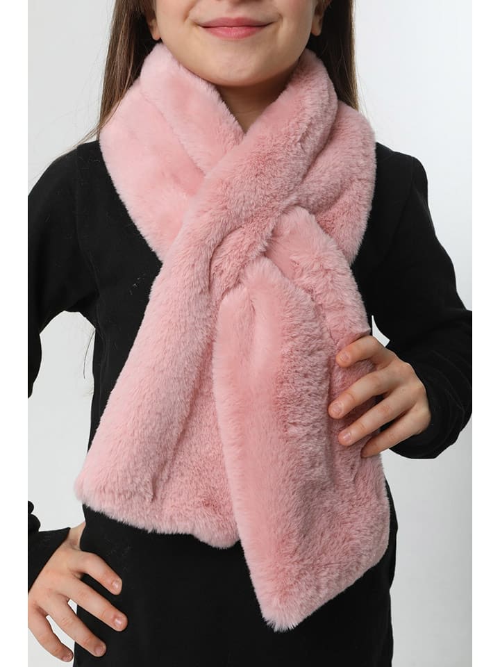 Lucky Bees Szal w kolorze jasnoróżowym - 106 x 15 cm rozmiar: onesize