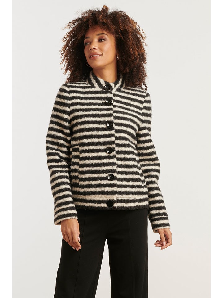 Smashed Lemon Kurtka przejściowa w kolorze biało-czarnym rozmiar: XL