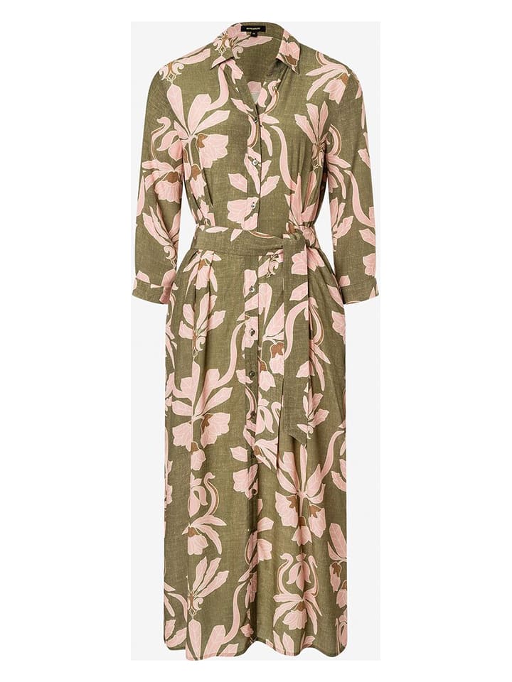 More & More Sukienka w kolorze oliwkowo-jasnoróżowym rozmiar: 46