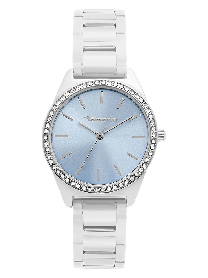 Tamaris Zegarek kwarcowy w kolorze srebrno-błękitnym rozmiar: onesize