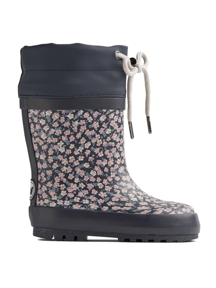 Wheat Kalosze w kolorze granatowo-jasnoróżowym rozmiar: 30