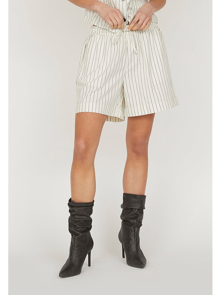 SisterS point Szorty w kolorze kremowo-granatowym rozmiar: S