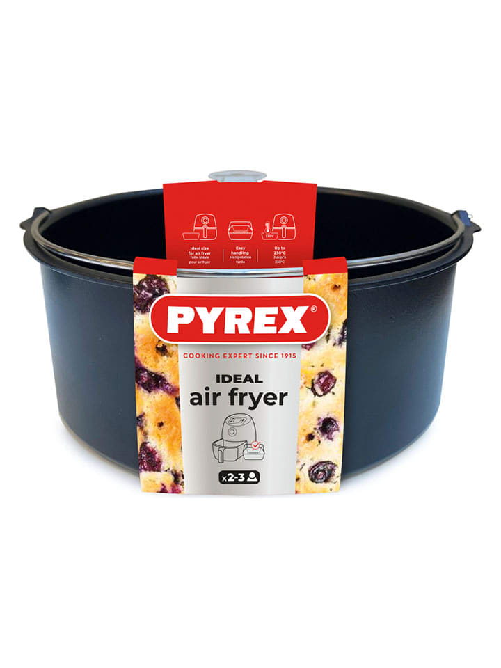 Pyrex Miska w kolorze czarnym do frytkownicy beztłuszczowej - Ø 20 cm rozmiar: onesize