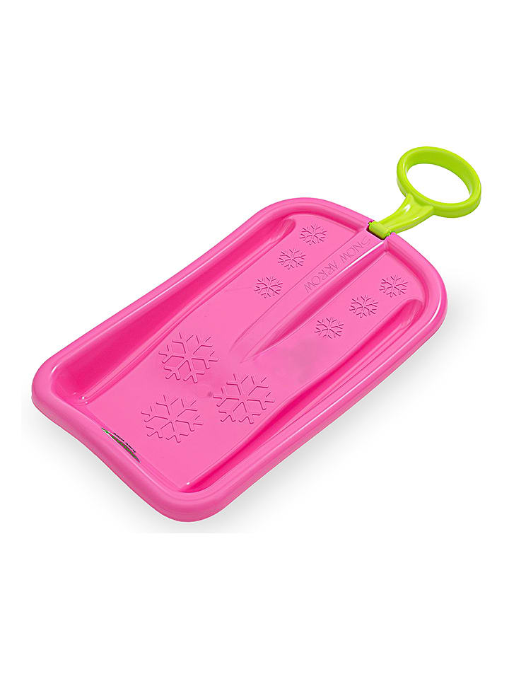 Jamara Sanki ślizgowe "Snow Play Bob Arrow" w kolorze różowym - 3+ rozmiar: onesize